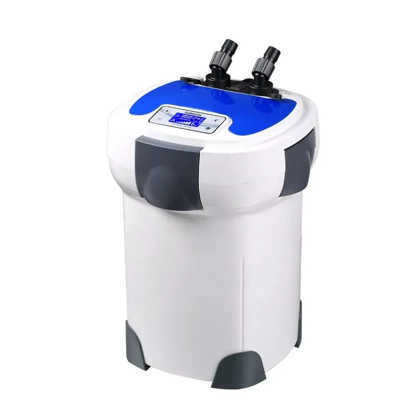 Fish Tank Filter Pump - SUNSUN HW-3000 水槽外部濾過システムポンプ 2000 L/h 環境に優しいプラスチック製水槽スポンジ