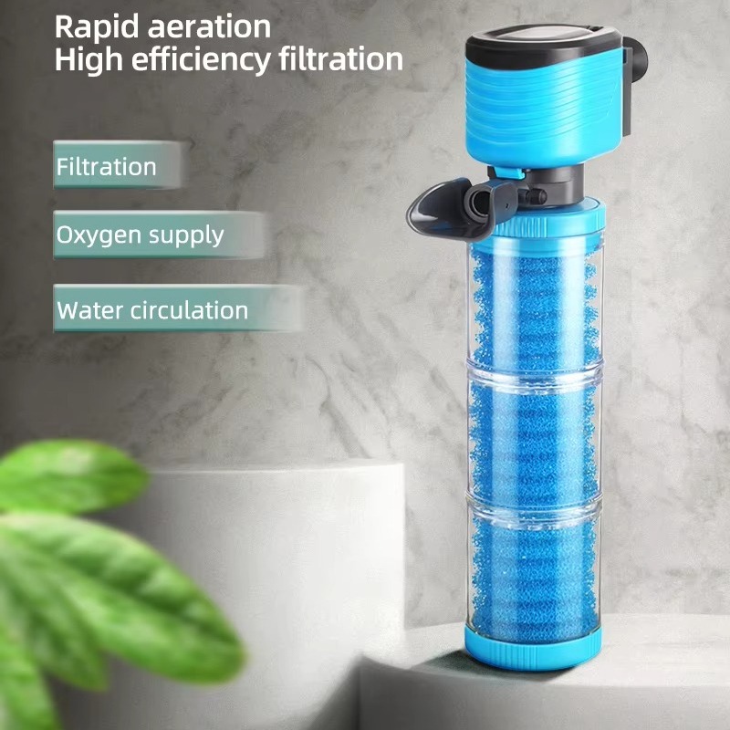 Fish Tank Filter Pump - 水中フィルター装置 静音循環水ポンプ 小型水槽 カメ用フィルター