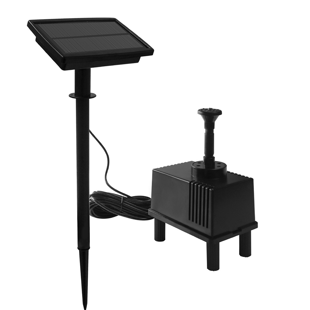 Fish Tank Filter Pump - 1.5W 7V ソーラー噴水ポンプ フィルター付き 屋外ソーラー式 水池ポンプ