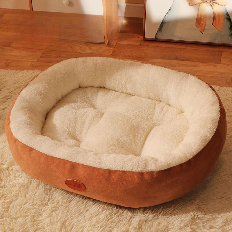 秋冬用の厚手の暖かいペット用ベッド、犬用ベッド、猫用ベッド、 - Calming Dog Bed のレビューと価格