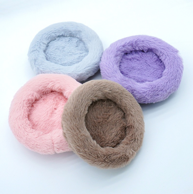 柔らかいペット用猫ベッドパッド、暖かいフェイクファー犬用落ち - Calming Dog Bed のレビューと価格