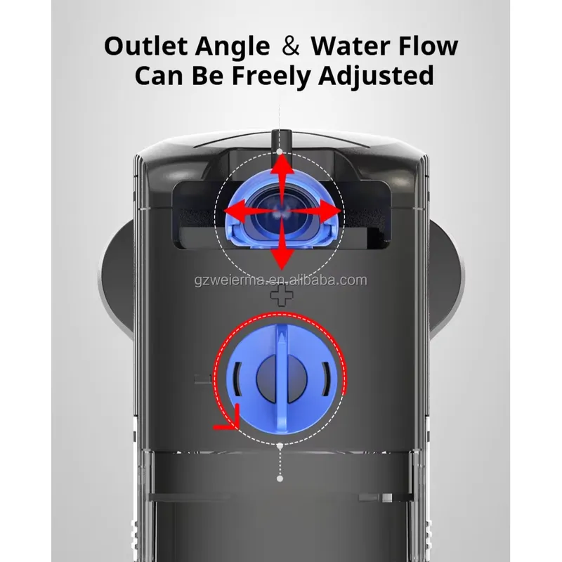 8W CFシリーズ モダン多機能サイドボトムサクション水槽用 - Fish Tank Filter Pump のレビューと価格