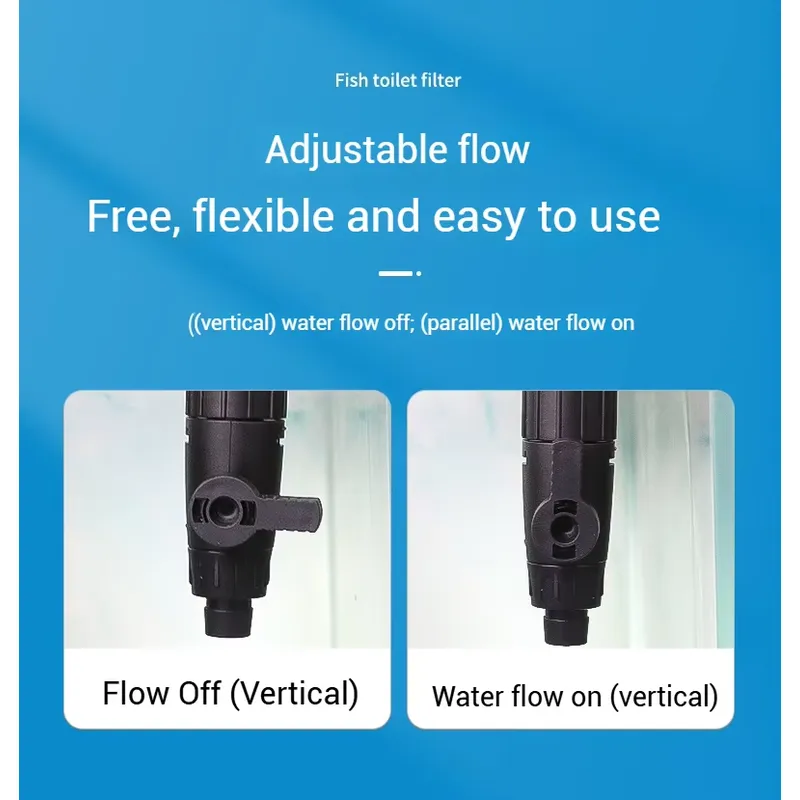 3 in 1水槽フィルター循環ポンプ酸素供給と魚糞コレクター - Fish Tank Filter Pump のレビューと価格
