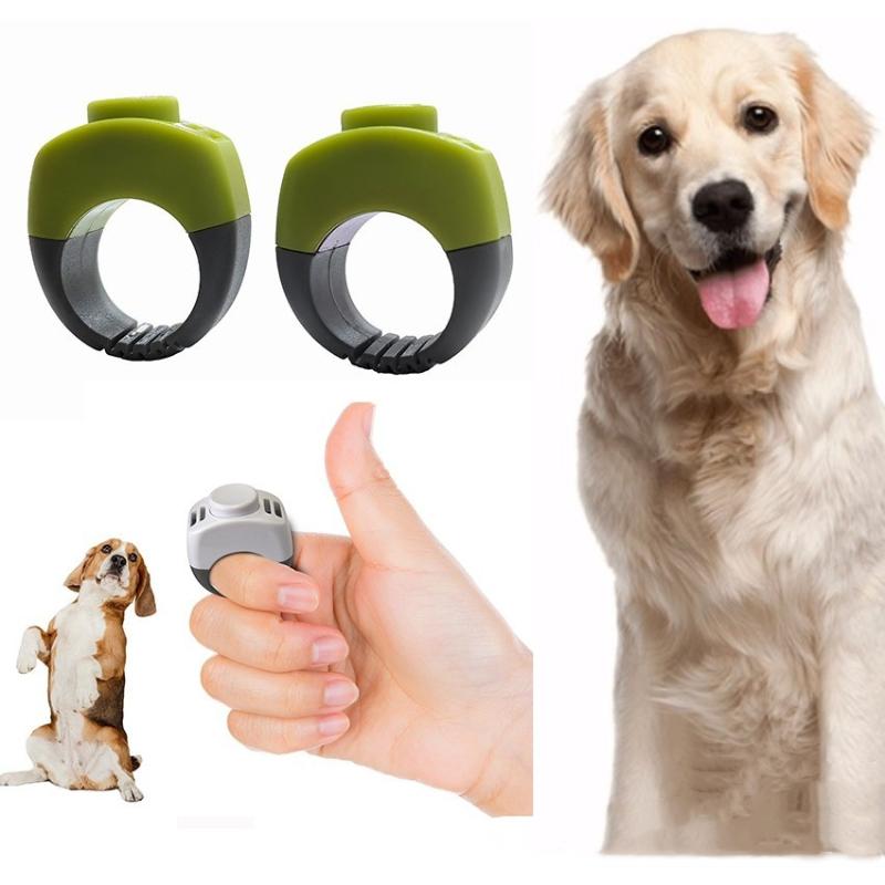 新しいリングクリッカーペットミニフィンガークリッカートレーニ - Training Clicker Dog のレビューと価格