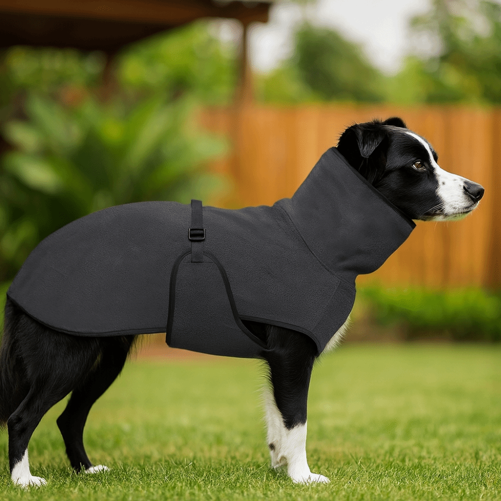 犬用パーカー 暖かい冬用犬服 厚手ハイネック犬用落ち着かせる - Dog Anxiety Vest のレビューと価格