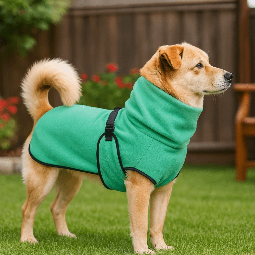 犬用パーカー 暖かい冬用犬服 厚手ハイネック犬用落ち着かせる - Dog Anxiety Vest のレビューと価格