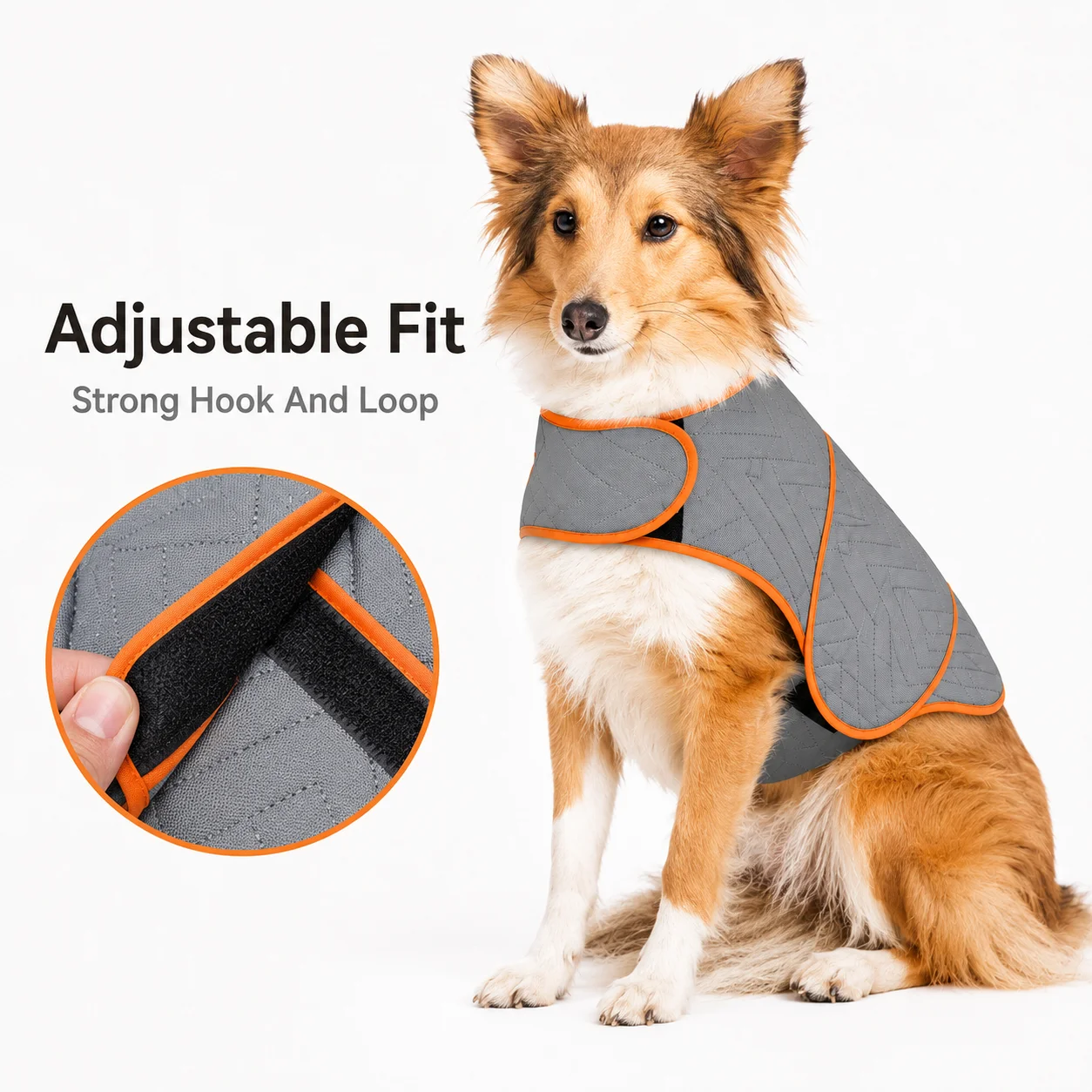 調節可能な犬用落ち着きベスト、穏やかな圧力で不安を和らげるラ - Dog Anxiety Vest のレビューと価格