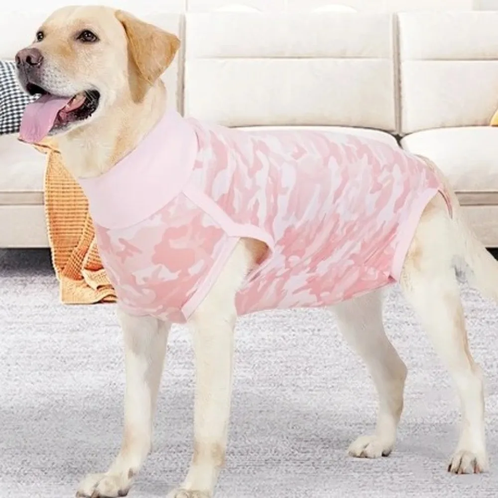 伸縮性のある犬用回復スーツ、柔らかく洗濯可能な犬用滅菌スーツ - Dog Anxiety Vest のレビューと価格