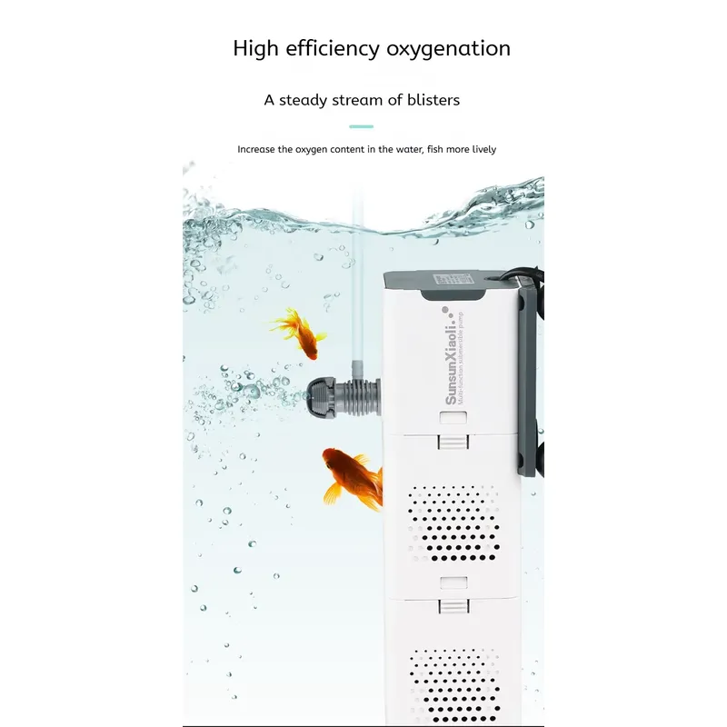 水槽用内部フィルター 4 in 1 超静音調整可能水中フィル - Fish Tank Filter Pump のレビューと価格