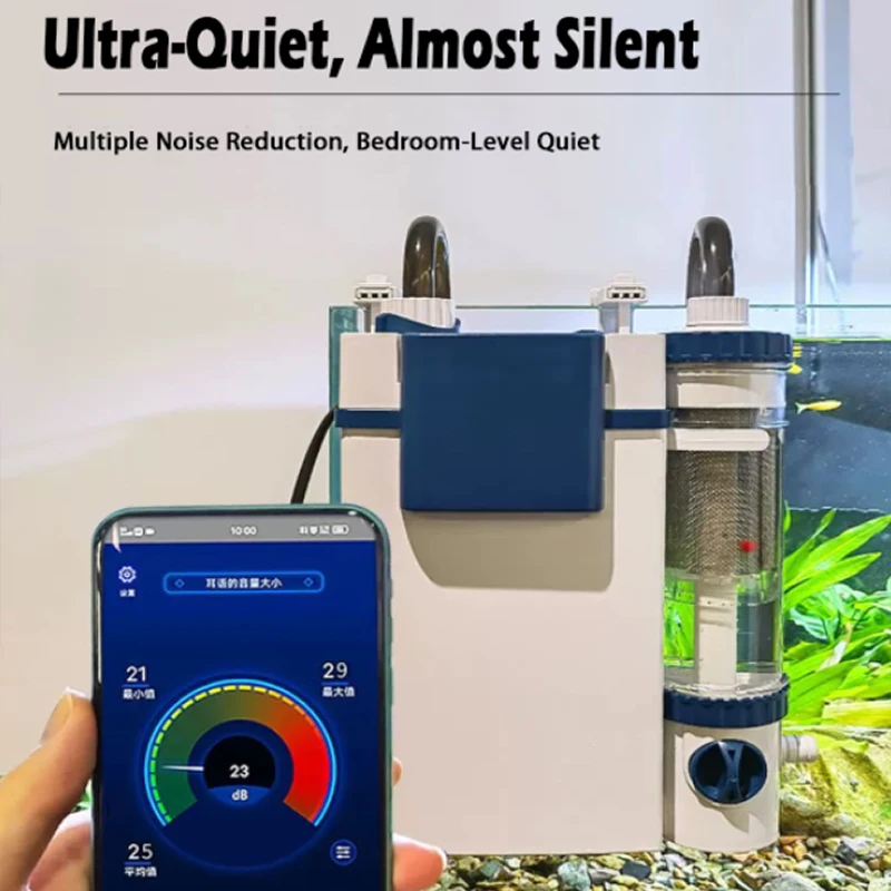 新型3in1水槽フィルターYBF-500酸素ろ過一体型マシン - Fish Tank Filter Pump のレビューと価格