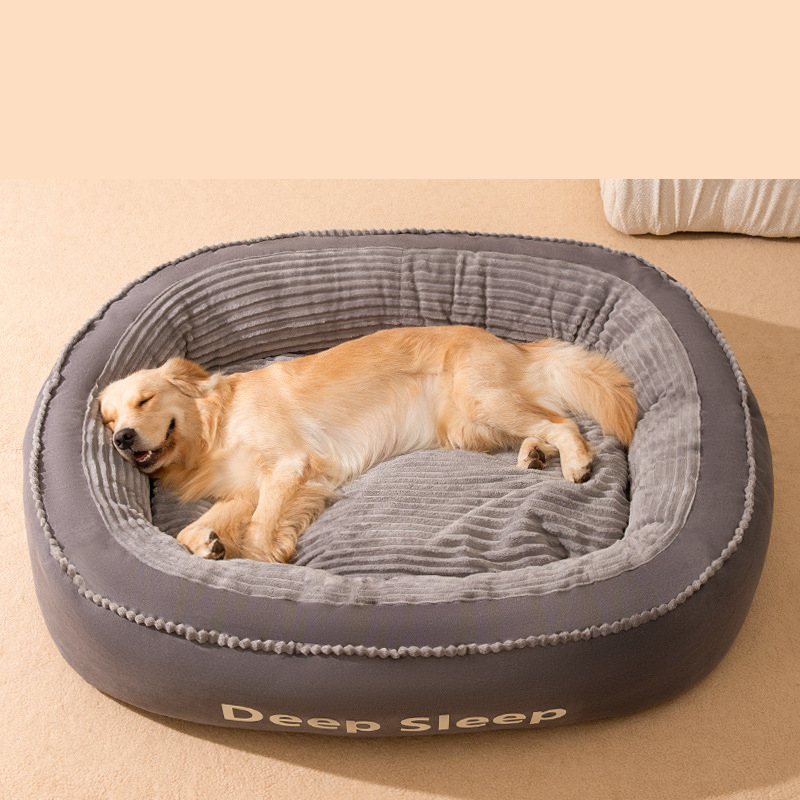ペット用ベッドクッション、柔らかいソファ型犬用ベッド、取り外 - Calming Dog Bed のレビューと価格