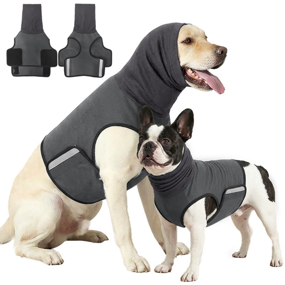 ノイズ防止犬用不安解消ベスト 通気性 反射ストリップ付き ペ - Dog Anxiety Vest のレビューと価格