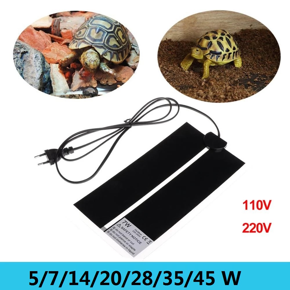 AC110V〜240V 爬虫類用保温マット 5-45W ペッ - Reptile Heating Mat のレビューと価格