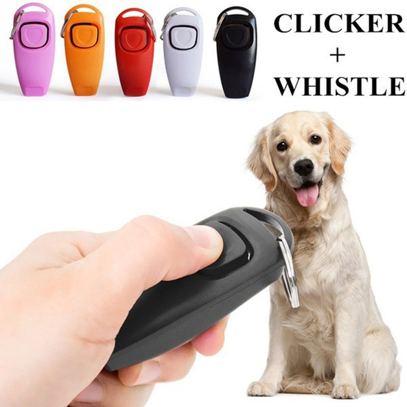 2in1ペットドッグクリッカー、犬用トレーニングホイッスル、 - Training Clicker Dog のレビューと価格