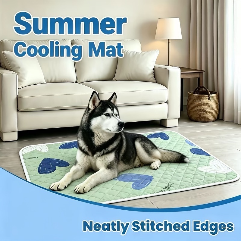 ペット用アイスクールアップグレード特大冷却ドッグマット、冷却 - Calming Dog Bed のレビューと価格