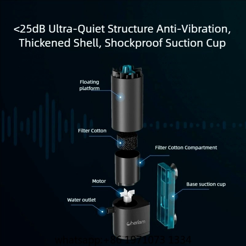 水槽電動油膜除去器アーティファクト水面ミニ油膜処理装置酸素化 - Fish Tank Filter Pump のレビューと価格