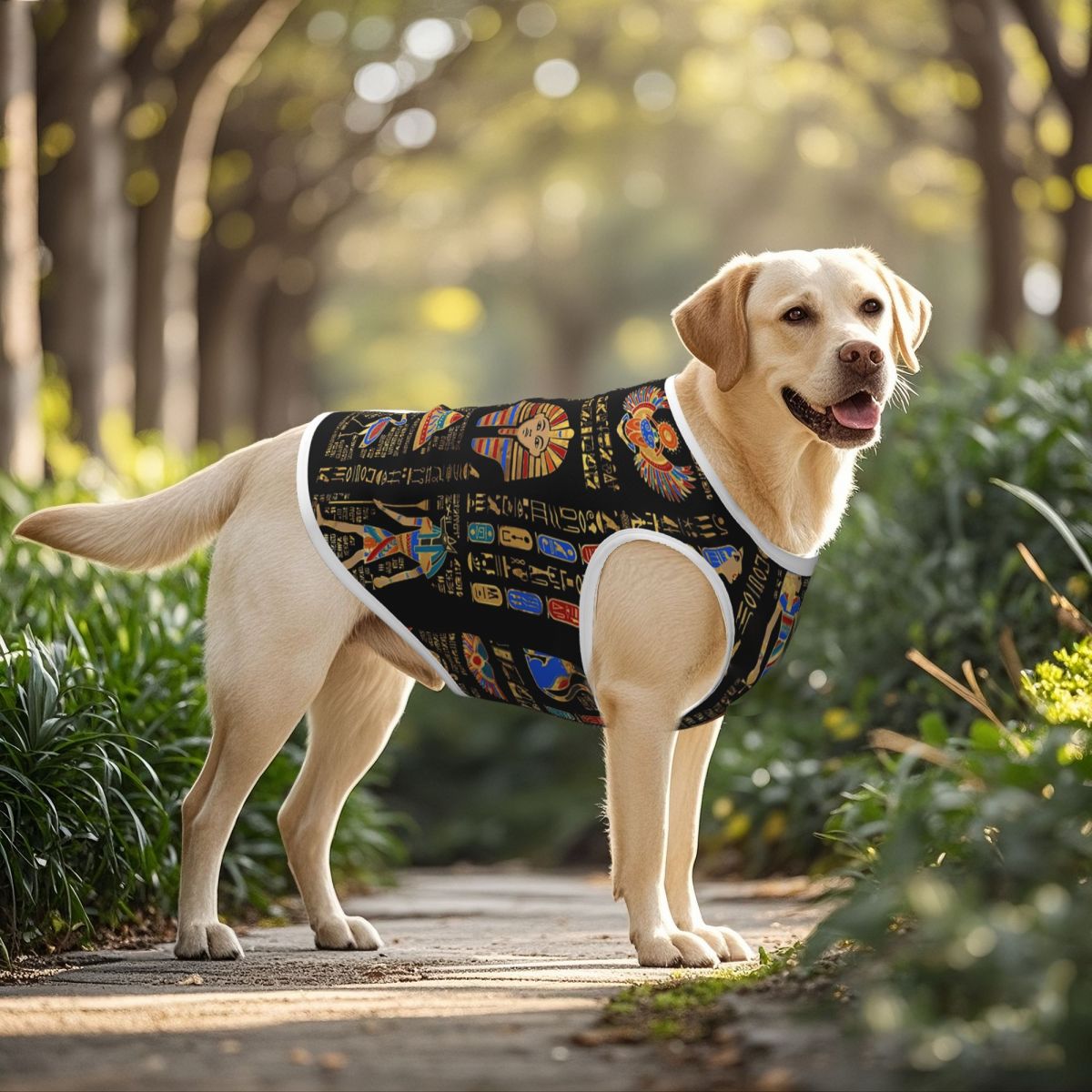 エジプト象形文字と神々ペットベストエジプト子犬ジャケット大型 - Pet Supplies Egypt のレビューと価格