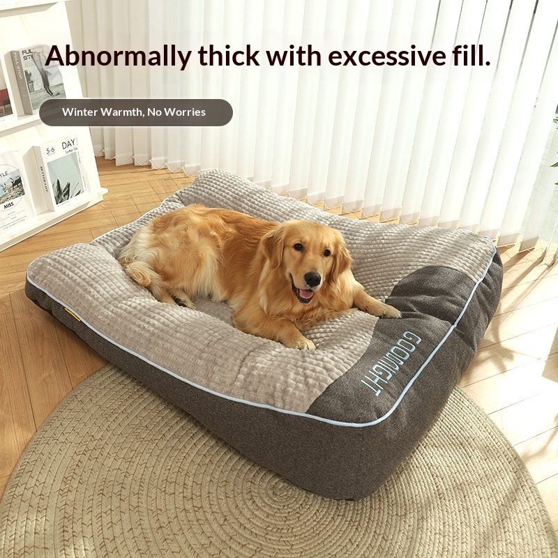 冬用犬猫ベッドマット 大型犬用マット 暖かいペット用巣 小型 - Calming Dog Bed のレビューと価格